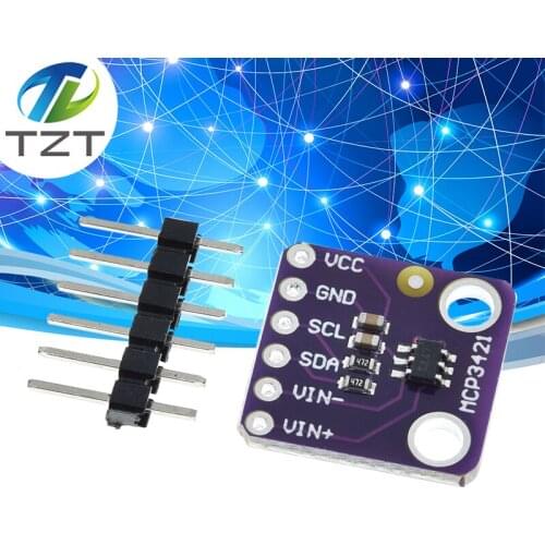 MCP3421 I2C SOT23-6 delta-sigma ADC Evaluation Module Board For PICkit Serial Analyzer Module GY-MCP3421