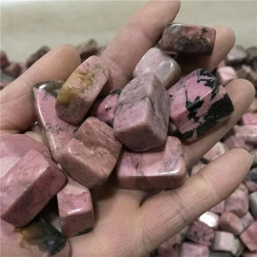 Natural Rhodonite Tumbled Stone Crystal Gemstone Metaphysical Reiki