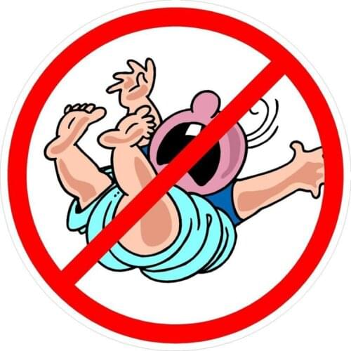 S50362# 10/13/15/17CM Personality PVC Decal No Cry Babies Sign Waterproof Car Sticker on Motorcycle Laptop Decorative