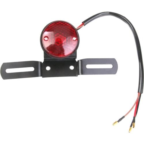 Motorcycle Motor Brake Tail Rear Light Plate Holder For Most Motorcycle Street Biker Cruiser/Chopper Dirt Bike ATV DC 12V
