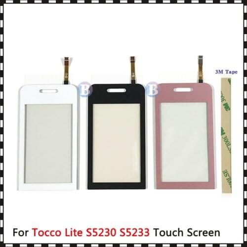 High Quality 3.0" For Samsung Galaxy Tocco Lite S5230 S5233 Touch Screen Digitizer Sensor Outer Glass Lens Panel