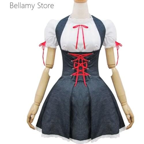 Japanese Cosplay restaurant soft girl role play cowboy Maid Dress