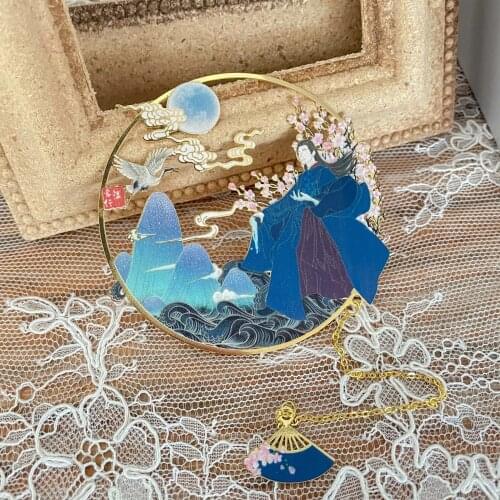 Anime WORD OF HONOR Zhou Zishu Wen Kexing Metal Bookmarks Fashion Student Classic Bookmarks Decor Cosplay Collection Gifts