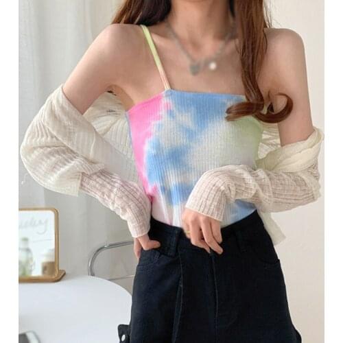 Sleeveless Tank Topss Women Crop Top Summer Solid Color off-Shoulder Sleeveless Camis Sexy Slim Strapless Vest Shirts Tees
