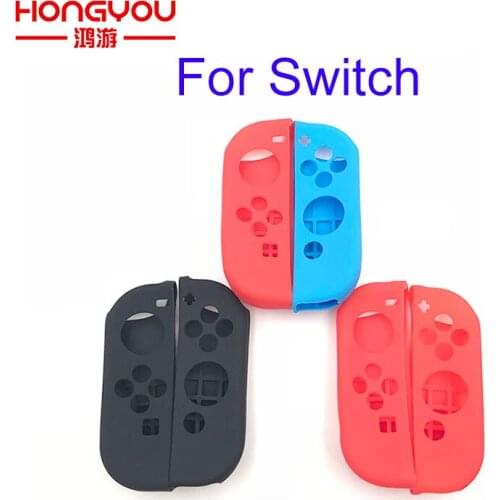 10Set Silicone Protective Case Soft Cover Skin for Nintendo Switch Joy-Con Controller