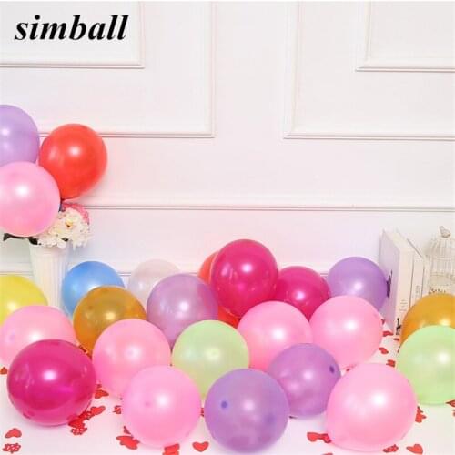 100pcs/lot 10inch Pink 1.5g Latex Balloons Air Balls Inflatable Wedding Birthday Party Decorations Kids Float Ballon Baby Shower