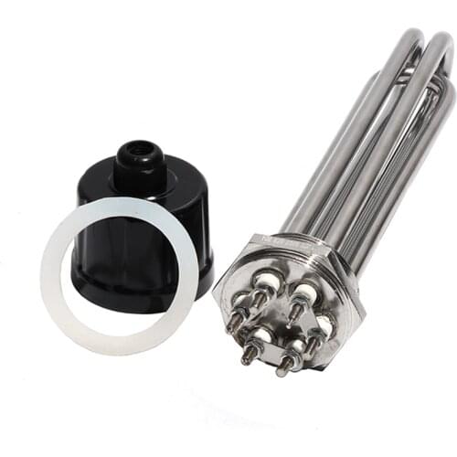 2 Inch BSP/DN50 All 304 Stainless Steel Heating Element for Solar Water Tank 220V/380V 3KW/6KW/9KW/12KW Electric Heating Pipe