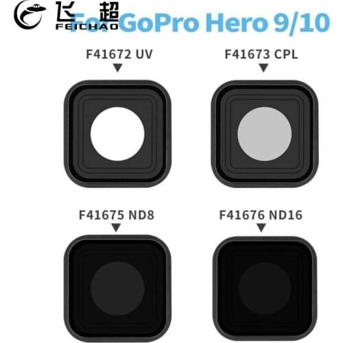 1x Action Camera Lens Filters for GoPro Hero 9 Black CPL UV ND 8 16 32 64 Square Lens Filter Accessories ND8/16/32 for GoPro9