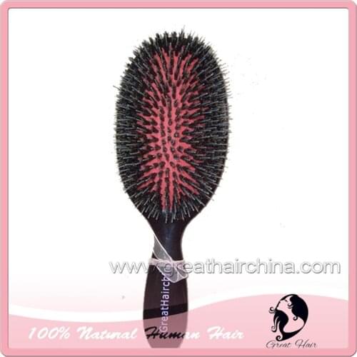 5 Piece/ Lot, Anti-Static Detangling Hair Brush Professional Hair Extension Massage Comb Boar Bristle Brush,Free shipping