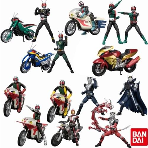 BANDAI Gashapon Kamen Rider One Tornado Ryuki Knight Battle Hopper Black RX Anime Toy Model