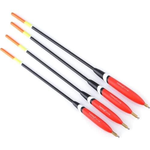 Barguzinsky Fir Float 4pcs/pack Bobber Vertical Buoy Mixed Size carp fishing peche accesoires fishing tackle wood bobber