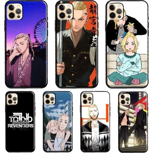Draken Tokyo Revengers Silicone Case For iPhone XR X XS MAX SE 2020 6S 7 8 Plus 12 Mini 11 Pro Max Shell Cover