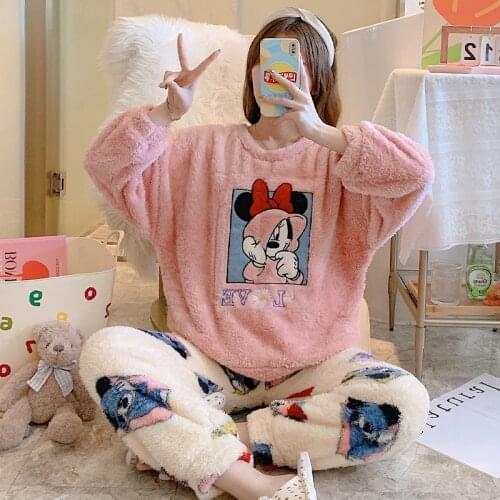 Disney Womens Plush Pajamas
