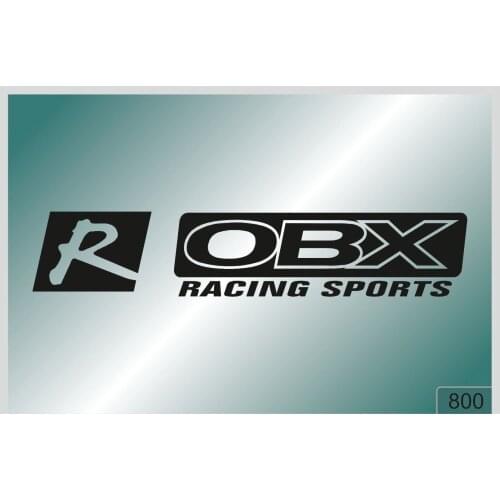 For OBX RACING SPORTS R -2 pcs. stickers HIGH QUALITY different colors 800