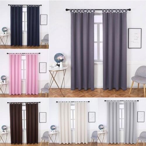 GY8518 Gyrohome 1PC Blackout Curtain DoubleUse Shoulder StrapWith Button &Hook "Customised" Window Linen LivingRoom Dec