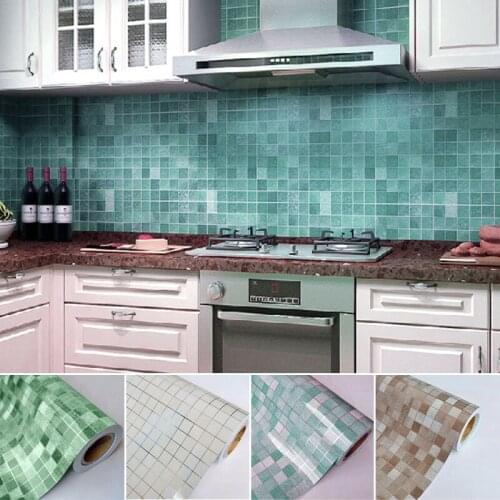 JX-LCLYL Waterproof Self-adhesive Mosaic Wall Paper Tile Sticker Contact Paper Bathroom