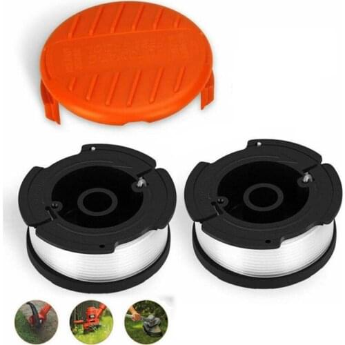 Orange Strimmer Cover Cap + Spool And Line For Black & Decker GLC3630L GLC3630L20 Garden String Trimmer Lawn Mower Parts