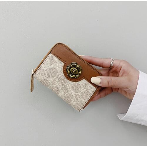 Fashion Womens Wallet Female Short Wallets Hollow Leave Pouch Handbag for Women Coin Leather Purses Card Holder Carteira