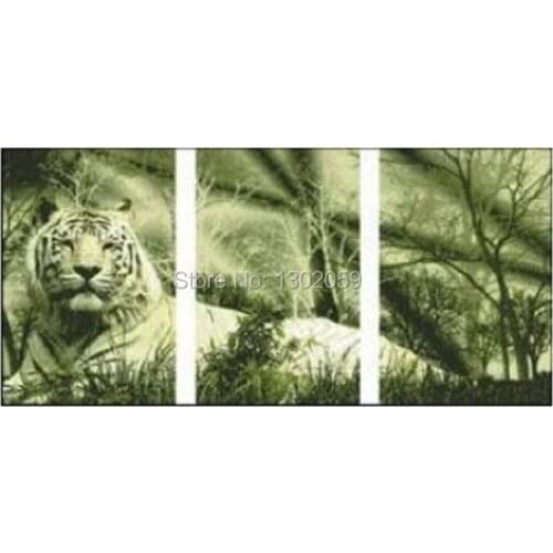 Triplet Tiger Animal Needlework Embroidery Cross Stitch Kit Factory Sale 18CT/16CT/14CT/11CT/9CT