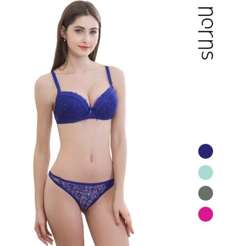 Norns Sexy Diamond Lace Bra Set Super Gather Ladies Bra Underwear