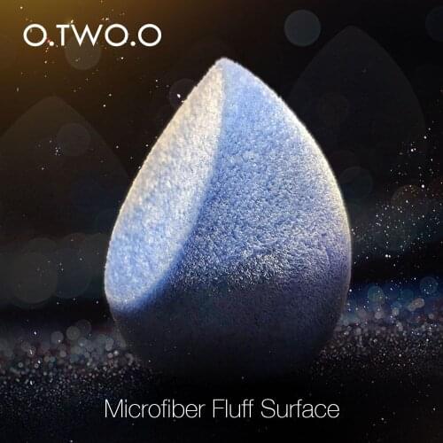 O.two.o Velvet Makeup Sponge Microfiber Fluff Surface Cosmetic Puff Make Up Blender Puff Powder Foundation Concealer Cream