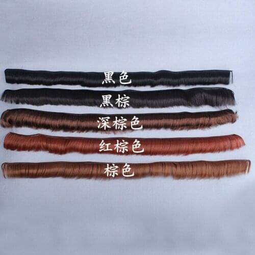 20PCS/LOT Hot Sale 53Colors BJD Wig Hair Accessories Synthetic Fiber DIY Doll Hair 5CM