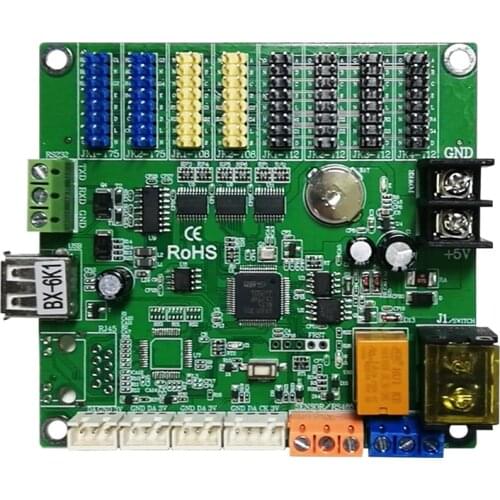 BX-6K1(RS232+RS485) control card replaced the BX-5K1 BX-5K2 for bus display intelligent bus stop and cluster display system