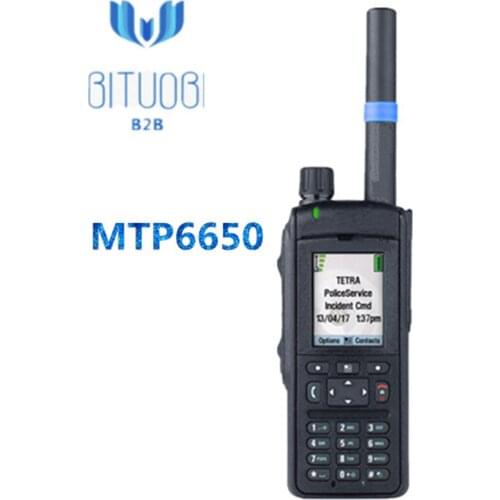 MTP6650 TETRA PORTABLE TWO-WAY RADIO FOR PUBLIC SAFETY WITH 350-470MHz FREQUENCY GPS Bluetooth 4.1 colour display SMA connector