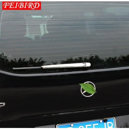 2PCS Silver Bright Style Exterior For Mercedes-Benz Vito W447 2014 - 2018 ABS Rear Window Windshield Wiper Cover Trim