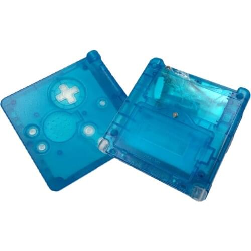 Replacement Housing Case for Nintend Gameboy Advance GBA SP Game Console Clear Shell Protective PC Red Black Cover Repair Parts