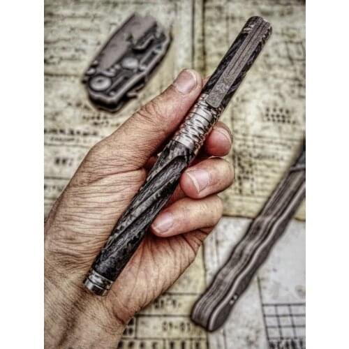 Tactical Pen Carbon Fiber Titanium Alloy Self-defense Defense Pen Attack Survival EDC Survival Pen