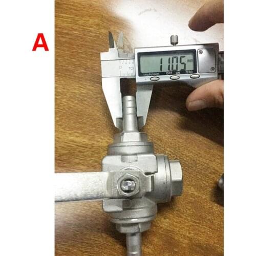 Three-way ball valve male Thread Three 3 Way Ball Valve DN15 DN20 Stainless Steel 304 Valve Handle Valves L T Port