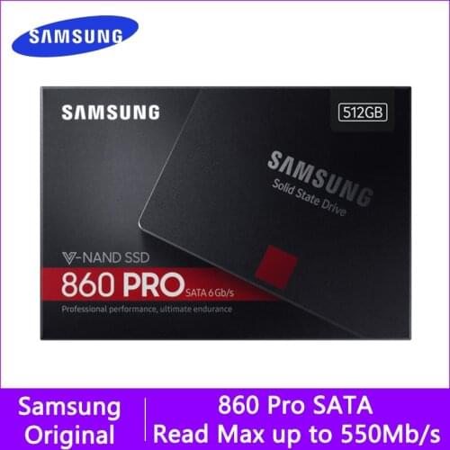 SAMSUNG SSD 860 PRO 256GB 512GB Internal Solid State Disk HD Hard Drive SATA 3 2.5 HDD for Laptop Desktop PC 1TB 2TB 4TB
