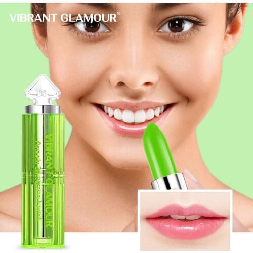 VIBRANT GLAMOUR AVOCADO lipstick Moisturizing Lighten lip lines Remove dead skinPlump lips for Lip Care droppshing
