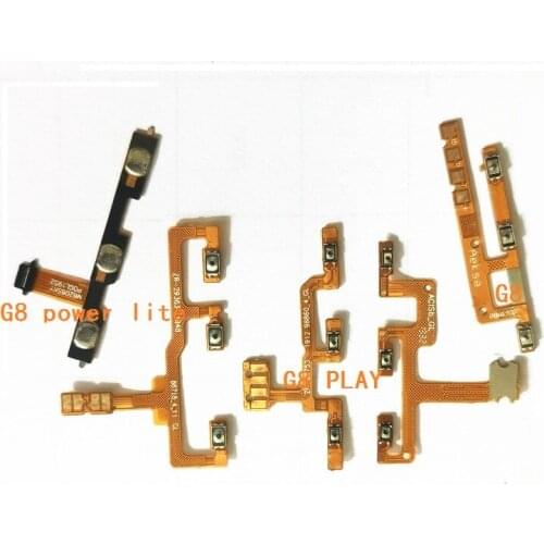 10PCS New Power On Off Volume Key Button Flex Cable Ribbon For Moto G5S G6 G9 G30 G4 E7 Plus Play One Fusion Plus