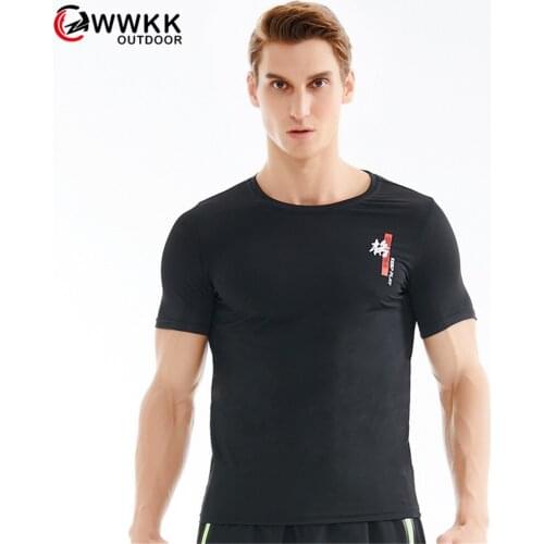 2020 WWKK Summer Couples Lovers T-Shirt Men Women Breathable O-neck Tees Short Sleeve Top Outdoor Mountaineering Hiking T-Shirts