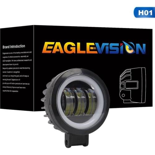 3.5in'' LED Fog Lamp Driving Daytime Off road Led Light Headlight 20W Motorcycle Lamps For Jeep ATV 12V 24V SUV Worklight Beams