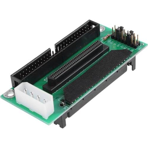 SCSI SCA 80 Pin to 68Pin to 50 Pin IDE Hard Disk Adapter Converter Card Module Board SCA SCA-2 80-pin