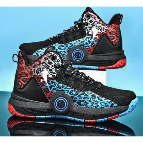 Brand Girls Basketball Shoes Non-slip Boys Kids Sneakers Top Children Sport Shoes Boots Unisex Boy Girl Child Trainer Basket