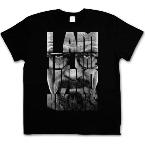 I AM THE ONE WHO KNOCKS T-SHIRT - Breaking Heisenberg Walter Bad T-Shirt White