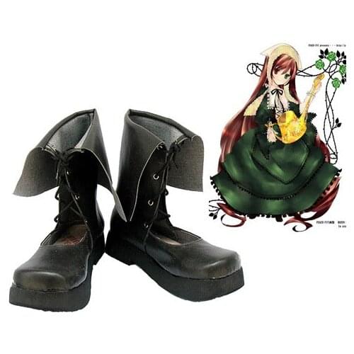 Free shipping cheap custom Suiseiseki Shoes from Rozen Maiden Anime Cosplay Halloween