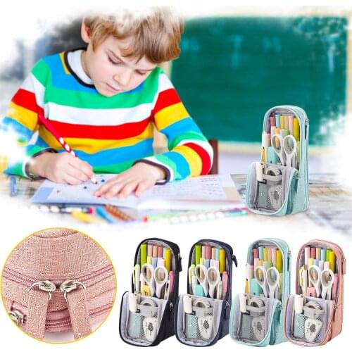 Large-Capacity Multi-function Pencil Case Cute Pencil Pencil Case Storage Box School And Office Supplies School Stationery Case