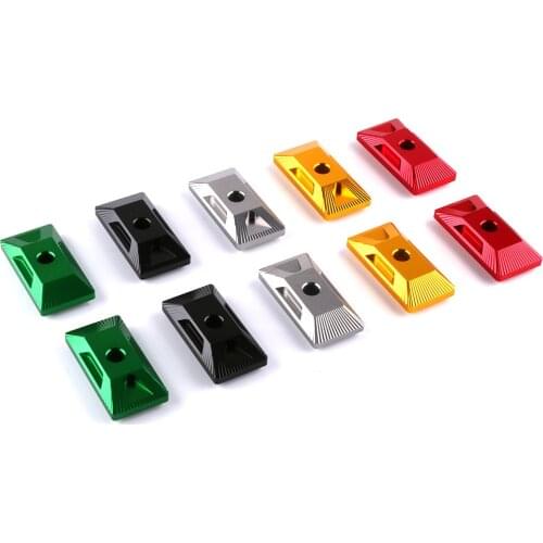 For Kawasaki Ninja 400 Ninja400 2018 Rear Fork Plug Spindle Chain Adjuster Blocks Decorative Motorcycle Accessories CNC Aluminum