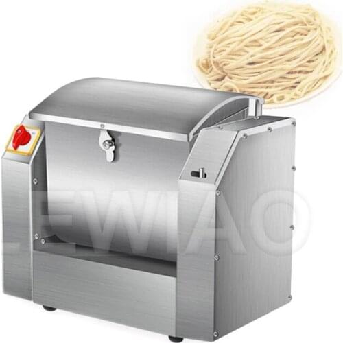220v Electric Dough Kneading Machine 10kg Flour Mixers Commercial Food Spin Mixer Stainless Steel Pasta Stirring Making Bread