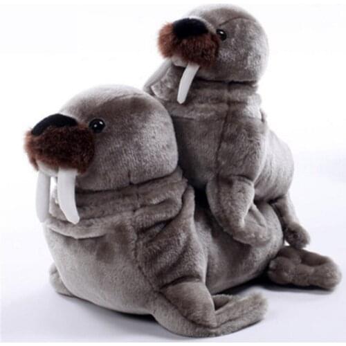 Fancytrader Simulated Animal Sea Lions Plush Doll Lovely Soft Cartoon Sea Seal Walrus Stuffed Toy