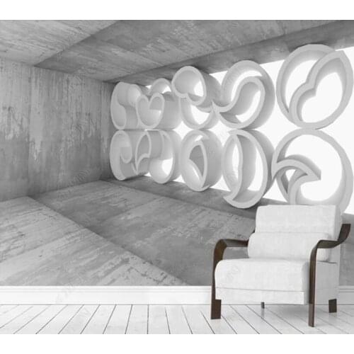 Custom papel parede Special-shaped round spherical 3d model for living room bedroom sofa background wall decoration wallpaper