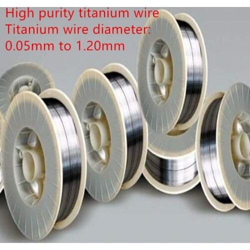 Corrosion-resistant High Purity Titanium Wire Straightening Smooth Titanium Wire with Complete Specifications in Stock