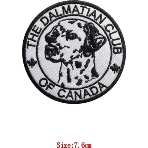 20pcs/lot Luxury Round Creative Letter Dog Embroidery Patch Animal Clothing Decoration Sewing Accessories Craft Diy Applique