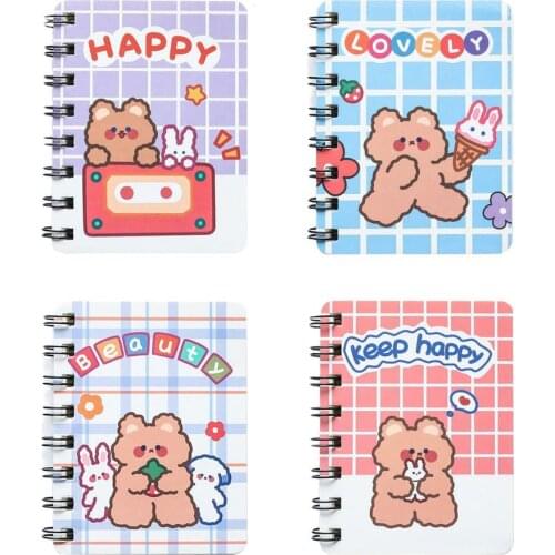 80 Sheet Cute Mini Loose-leaf Notebook Portable Pocket Hand Book Vocabulary Word English Memory Study School Supplies Stationery