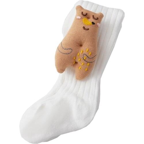 2020 Autumn Winter Cartoons Stockings Kids Cotton Pantyhose Baby Girls Tights 425F